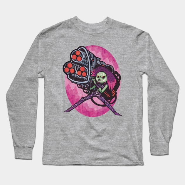 Gamora Long Sleeve T-Shirt by edbot5000